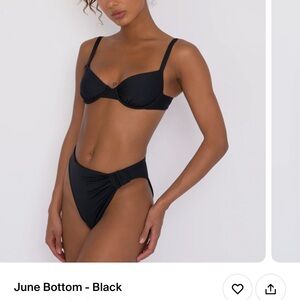 Skatie Black Bikini Bottom